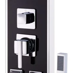 Pannello Doccia In Vetro 18x42,1x120 Cm Nero VidaXL -Hansgrohe Negozio 10329464 5