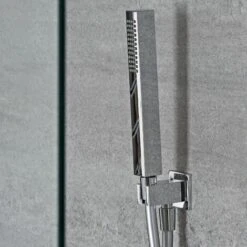 Hudson Reed Kit Doccia Completo Di Doccetta Quadrata&44 Supporto Murale E Flessibile -Hansgrohe Negozio 10474633 3