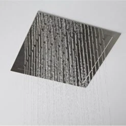 Hudson Reed Trenton Soffione Doccia Fisso - Design Quadrato Ad Incasso Da Soffitto - Acciaio Inox - Controsoffitto Doccia - 280 X 280mm -Hansgrohe Negozio 10671142 3