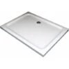 Piatto Doccia Rettangolare Ribassato In Abs H 5cm Con Piletta Inclusa 80x100