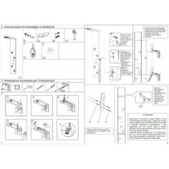 Pannello Doccia Idromassaggio A Quattro Vie In Acciaio Inox Spazzolato -Hansgrohe Negozio 10752588 3