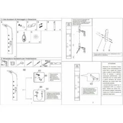 Colonna Doccia Idromassaggio A Quattro Vie In Acciaio Inox Spazzolato -Hansgrohe Negozio 10752590 3