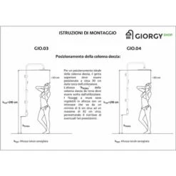 Colonna Doccia A Ponte Con Soffione Cervicale Rettangolare -Hansgrohe Negozio 10752591 4
