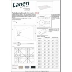 Piatto Doccia In SMC Vetroresina Effetto Pietra H 2,6 Cm Con Piletta Di Scarico Inclusa 70-90 Bianco 9 Piatto Doccia In SMC Vetroresina Effetto Pietra H 2,6 Cm Con Piletta Di Scarico Inclusa 70-90 Bianco -Hansgrohe Negozio 10752592 5