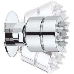 Soffione Doccia Autopulente Ottone Cromato Bossini Tondo Gom Diametro 34 Mm -Hansgrohe Negozio 10821211 3