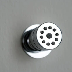 Soffione Doccia Autopulente Ottone Cromato Bossini Tondo Gom Diametro 34 Mm -Hansgrohe Negozio 10821211 4