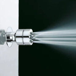 Soffione Doccia Autopulente Ottone Cromato Bossini Tondo Gom Diametro 34 Mm -Hansgrohe Negozio 10821211 5