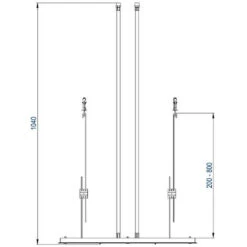 Soffione Doccia Con Effetto-pioggia E Cascata, Installazione A Soffitto- DPG 5017, 70 X 38cm -Hansgrohe Negozio 11435145 3