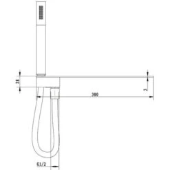 Mensola Portasapone Per Doccia DS40 Con Gancio A Muro E Supporto Per Doccetta - Flessibile E Doccetta Opzionali Senza Flessibile, Senza Doccetta -Hansgrohe Negozio 11436715 5