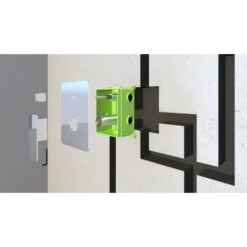 Kit Doccia 2 Vie Soffione Acciaio Inox Slim 2,5 Mm + Presa Acqua + Flessibile + Doccino Soffione Tondo 55x23 Cm -Hansgrohe Negozio 11605647 3