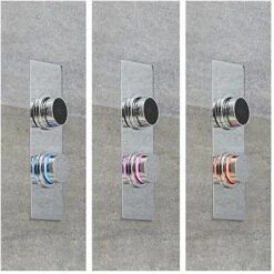 Hudson Reed Miscelatore Doccia Digitale Termostatico Sistema Di Controllo 3 Vie Con Soffione Quadrato Da Parete -Hansgrohe Negozio 12074456 4