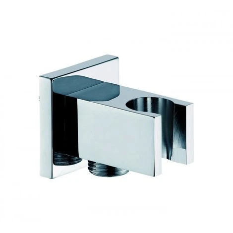 Supporto A Muro Per Doccetta BA002 - Design Squadrato 1 Supporto A Muro Per Doccetta BA002 - Design Squadrato