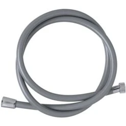 Flessibile Doccia 150 Cm In Pvc Grigio Con Sistema Antitorsione