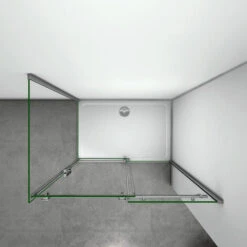 100x70x195 Cm Box Doccia Angolare Porta Scorrevole Con Parete Laterale Vetro 8 Mm Temperato Anticalcare Telaio Cromato Lucido, Piatto Doccia 100x70 Cm Incluso 8 100x70x195 Cm Box Doccia Angolare Porta Scorrevole Con Parete Laterale Vetro 8 Mm Temperato Anticalcare Telaio Cromato Lucido, Piatto Doccia 100x70 Cm Incluso -Hansgrohe Negozio 12628225 4