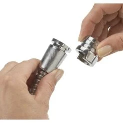 WENKO Doccia Per Lavandino Cromato - Doccetta A Mano Mobile Con Tubo Flessibile In Acciaio Inox, ABS, 170 X 3.5 X 6.5 Cm, Argento Lucido -Hansgrohe Negozio 12849246 4