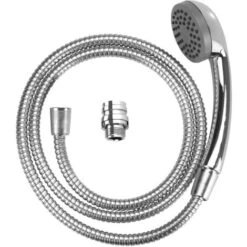 WENKO Doccia Per Lavandino Cromato - Doccetta A Mano Mobile Con Tubo Flessibile In Acciaio Inox, ABS, 170 X 3.5 X 6.5 Cm, Argento Lucido -Hansgrohe Negozio 12849246 5