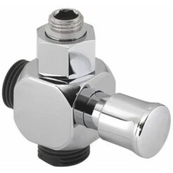 Gedy Deviatore 2 Vie G-Cross Easy Cromato Metallo 7,5x7x2,3 Cm