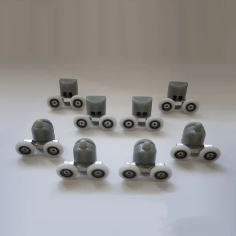 Box Doccia Scorrevole Vetro Trasparente H 185 Mod. Alabama 70x70 Cm Quadrato 4 Box Doccia Scorrevole Vetro Trasparente H 185 Mod. Alabama 70x70 Cm Quadrato - immagine 4