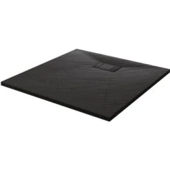 Piatto Doccia Antracite Effetto Pietra Mod. Blend 80x80 Cm Quadrato -Hansgrohe Negozio 13392281 3