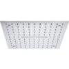 Hudson Reed Trenton Soffione Doccia Fisso Effetto Cascata - Design Quadrato Ad Incasso Da Soffitto - Acciaio Inox - Controsoffitto Doccia - 400 X 400mm