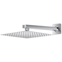 Braccio Doccia Quadrato Moderno E Di Design 30 Cm In Acciaio Cromato -Hansgrohe Negozio 13693444 3