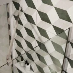 Parete Doccia Vetro Trasparente Con Trattamento Anticalcare H 190 Mod. Walk In Flip 17 Cm -Hansgrohe Negozio 14648548 3