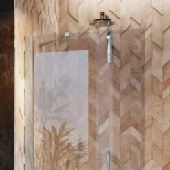 Parete Doccia Vetro Trasparente Con Trattamento Anticalcare H 190 Mod. Walk In Flip 17 Cm -Hansgrohe Negozio 14648548 5