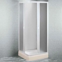 Box Doccia Scorrevole In Acrilico Mod. Smart Con Apertura Centrale 80x80 Cm -Hansgrohe Negozio 16042271 3