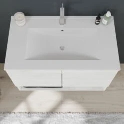 ARMADIETTO BAGNO SOSPESO CON ANTE QUERCIA BIANCO 80CM VENEZIA 6 ARMADIETTO BAGNO SOSPESO CON ANTE QUERCIA BIANCO 80CM VENEZIA -Hansgrohe Negozio 16160724 3