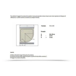 Box Doccia Giove 80x80cm In Pvc Apertura Semicircolare Laterale -Hansgrohe Negozio 16596300 4