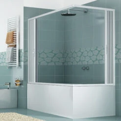 Box Sopravasca Galassia 2 Ante 70x150cm Apertura Angolare -Hansgrohe Negozio 16596310 3