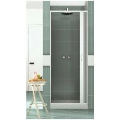 Box Doccia Nicchia Vergine 70xh185 In Pvc Apertura Laterale -Hansgrohe Negozio 16596326 3