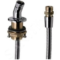 Hansgrohe Supporto Per Doccia Estraibile Per Montaggio A Bordovasca, Cromato Codice 28307000