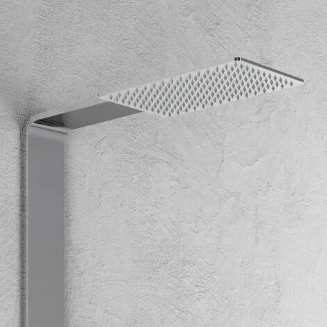 Colonna Doccia 015 Acciaio Inox Spazzolato 2 Funzioni Top Acciaio Inox L40xp42xh120 4 Colonna Doccia 015 Acciaio Inox Spazzolato 2 Funzioni Top Acciaio Inox L40xp42xh120 - immagine 4