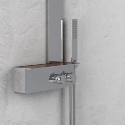 Colonna Doccia 015 Acciaio Inox Spazzolato 2 Funzioni Top Acciaio Inox L40xp42xh120 9 Colonna Doccia 015 Acciaio Inox Spazzolato 2 Funzioni Top Acciaio Inox L40xp42xh120 -Hansgrohe Negozio 18127782 5