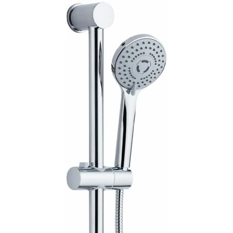 Asta Doccia Saliscendi 006 Completo Doccetta 3 Funzioni Multigetto H 65 Cm Pezzi 1 2 Asta Doccia Saliscendi 006 Completo Doccetta 3 Funzioni Multigetto H 65 Cm Pezzi 1 - immagine 2