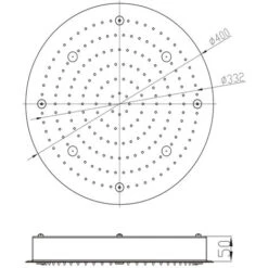 Soffione Doccia A Soffitto Installazione Da Incasso Acciaio Inox Tondo 7 Soffione Doccia A Soffitto Installazione Da Incasso Acciaio Inox Tondo -Hansgrohe Negozio 18128732 4