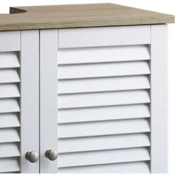 Armadio Sottolavabo Adatto Tutti Lavandini Marrone E Bianco Modello 1 - Marrone - Bianco -Hansgrohe Negozio 18457474 3