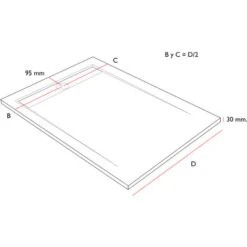 Piatto Doccia Ardesia Pietra FLOW Sabbia (NCS S 3005-Y50R) (griglia Colorata) - 80x130 Cm -Hansgrohe Negozio 18527344 3