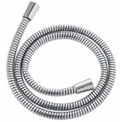 Tubo Doccia Flessibile In Pvc Cromato Laccio Doppia Aggraffatura FF Cm 200