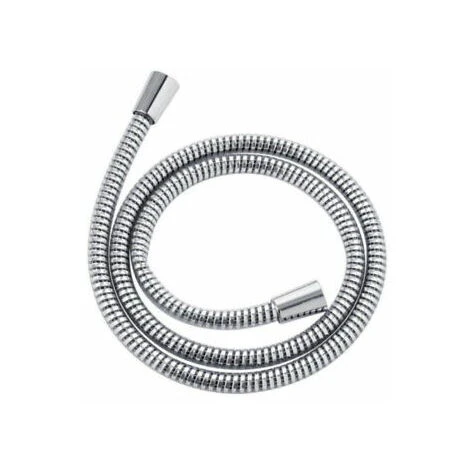 Tubo Doccia Flessibile In Pvc Cromato Laccio Doppia Aggraffatura FF Cm 200 2 Tubo Doccia Flessibile In Pvc Cromato Laccio Doppia Aggraffatura FF Cm 200 - immagine 2