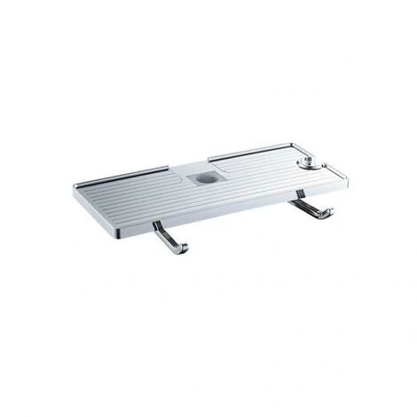 Idro-bric Mensola D'appoggio Con Ganci Per Colonne Doccia Blicol0152me 1 Idro-bric Mensola D'appoggio Con Ganci Per Colonne Doccia Blicol0152me