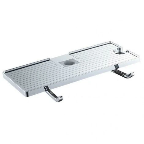 Idro-bric Mensola D'appoggio Con Ganci Per Colonne Doccia Blicol0152me 2 Idro-bric Mensola D'appoggio Con Ganci Per Colonne Doccia Blicol0152me - immagine 2