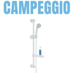 Ogomondo Saliscendi In Abs Bianco Blush Con Doccetta E Portasapone -Hansgrohe Negozio 19693175 4