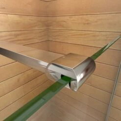 Barra Stabilizzatrice Tagliabile Rinforzato Per Box Doccia Da 90 Cm Per Vetro Spessore Da 6-8 Mm -Hansgrohe Negozio 19907829 4