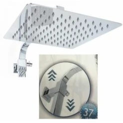 Colonna Doccia Quadra Con Deviatore ZEUS METAFORM Acciaio Inox Con Soffione E Doccetta Quadro 6 Colonna Doccia Quadra Con Deviatore ZEUS METAFORM Acciaio Inox Con Soffione E Doccetta Quadro -Hansgrohe Negozio 19954156 3