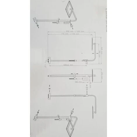 Colonna Doccia Quadra Con Deviatore ZEUS METAFORM Acciaio Inox Con Soffione E Doccetta Quadro 4 Colonna Doccia Quadra Con Deviatore ZEUS METAFORM Acciaio Inox Con Soffione E Doccetta Quadro - immagine 4