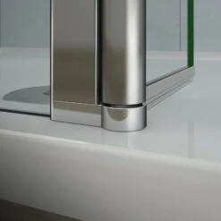 Parete Doccia Walk-in 50cm Munito Di Paretina Mobile 40cm Con Barra Stabilizzatrice 70-120cm Vetro 8mm Temperato Trasparente Anticalcare 90x200cm -Hansgrohe Negozio 19967960 3