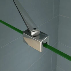 Box Doccia Walk In Parete Fissa Barra Stabilizzatrice Ad'angolo 45cm Cristallo Temperato Anticalcare 8 Mm 50x200cm -Hansgrohe Negozio 19967966 3