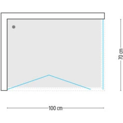 Ogomondo Cabina Doccia Book 2 Lati Cristallo Temprato Trasparente 100x70 7 Ogomondo Cabina Doccia Book 2 Lati Cristallo Temprato Trasparente 100x70 -Hansgrohe Negozio 20133294 4
